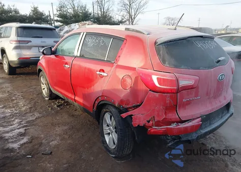 2011 Kia Sportage Lx z USA, uszkodzony, nr VIN KNDPB3A28B7054795